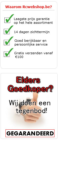 Bij Rcwebshop.be koop je 365 dagen per jaar gegarandeerd aan de laagste prijzen!.